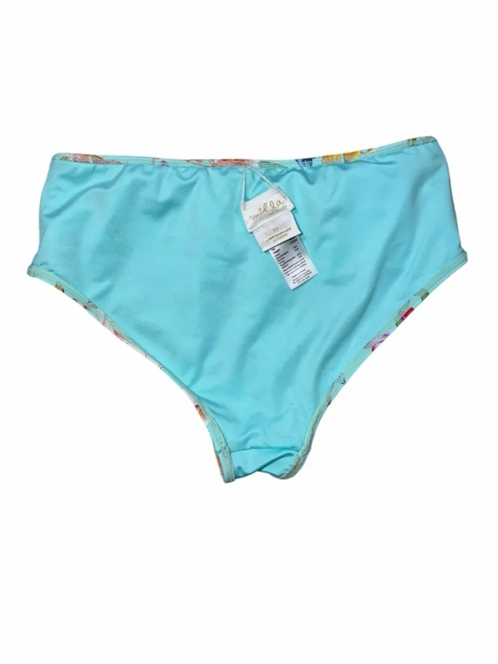Milla by Camilla Girls Blue Natures Kaleidoscope Frill Ruffle Bikini Bottom
